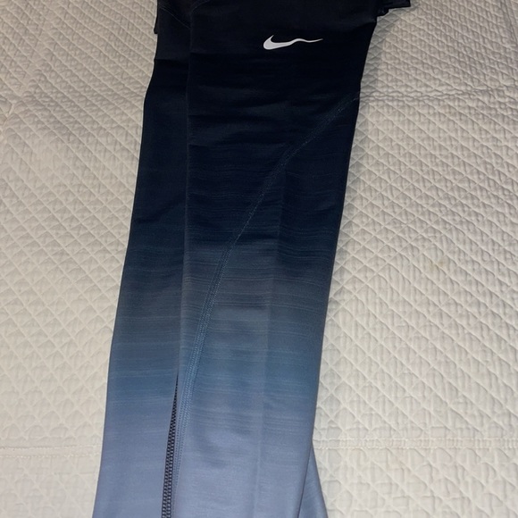 Nike Pro leggings. They start out dark up top and fade to lighter on bottom. - Picture 6 of 7